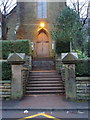 Our Immaculate Mother & St Anselm RC Church, Whitworth, Doorway