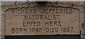 Inscribed Lintel at Richard Jefferies