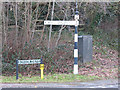 Pre-Worboys roadsign at Kingswood