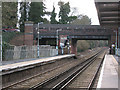 Road bridge at Kingswood station