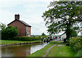SJ6255 : Hurleston top lock and cottage, Cheshire by Roger  D Kidd