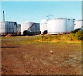 NS5167 : oil tanks, Braehead Power Station, 1977 by David Douglas