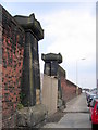 Entrance to the former Victoria and Trafalgar Docks