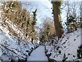 Footpath from Millbrook village to church