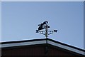 Weather vane on the club