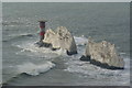 SZ2884 : The Needles Lighthouse by Peter Trimming