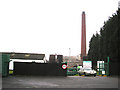 Barnoldswick:  Entrance to recycling facility