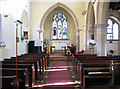 All Saints church - view east