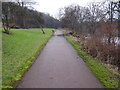 A straight section of the Clyde Walkway