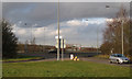 Traffic islands, A423