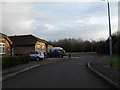 Approaching a bend in Sissinghurst Road