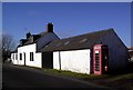 Telephone kiosk Ruthwell Station.