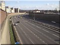 A406 looking east from the High Road, south Woodford