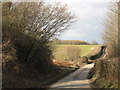 SO5465 : Lane To Lower Upton by Peter Whatley