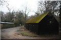 TQ6835 : Shed on the edge of the Scotney Castle Estate by N Chadwick
