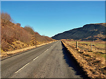 NG4231 : A863 in Glen Drynoch by Richard Dorrell