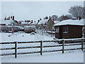 Hindon playground and High Street