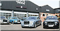 Rolls-Royce dealership forecourt