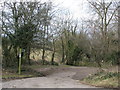 Path to the coastal footpath at Weston