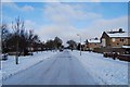 Bridgemary under snow - Braemar Road (1)