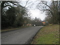 Looking along the A287 towards Lampard Lane