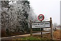 Road Sign on the entrance to Stoke by Nayland