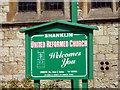 Notice Board, Shanklin United Reformed Church