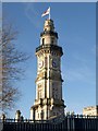 SX4556 : Clock tower, HMS Drake by Derek Harper