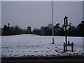 Benenden Village Green in the snow