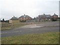 Looking from School Fields across to houses in Woodfield