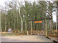 Entrance to the Thorpe Woodlands Adventure Centre