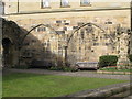 NY9364 : (Remains of) the Old Priory, Hexham Abbey (2) by Mike Quinn