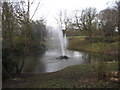 SJ3787 : Sefton Park - the fountain north of the bandstand #2 by John S Turner