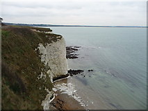 SZ0582 : Purbeck : Handfast Point & Cliff Face by Lewis Clarke
