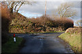 Road junction south of Tancwarel farm