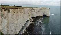 SZ0582 : Purbeck : Chalk Cliffs & Handfast Head by Lewis Clarke