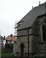 Door to the vestry at St Andrew the Apostle