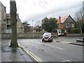 Car turning from Victoria Road into Cambridge Road