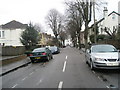 Looking eastwards along Cambridge Road