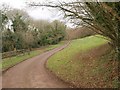 Farm road to River