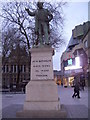 Statue of John Batchelor in The Hayes