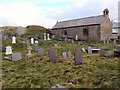SH3794 : Llanbadrig Church and graveyard by David Dixon