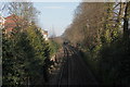 Scarborough Railway line, looking North East from Bootham