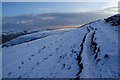 Bridleway approaching Cribden End