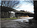 Cattle byre, at Silverton Park Farm