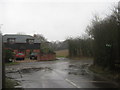 Lane junction and Greensand Way