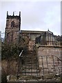 Hooton Roberts Church and steps