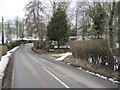 Bend in road east of Rhydycroesau