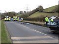 SX8272 : Scene of accident, A383 by Robin Stott
