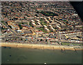 Aerial view of Southend seafront: east of the pier